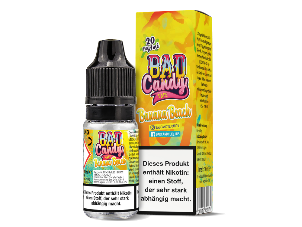 Bad Candy Liquids - Banana Beach - Nikotinsalz Liquid 20 mg/ml