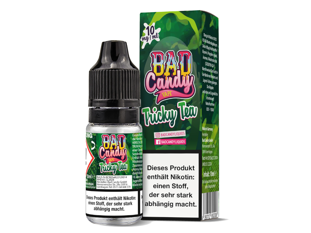 Bad Candy Liquids - Tricky Tea - Nikotinsalz Liquid 10 mg/ml