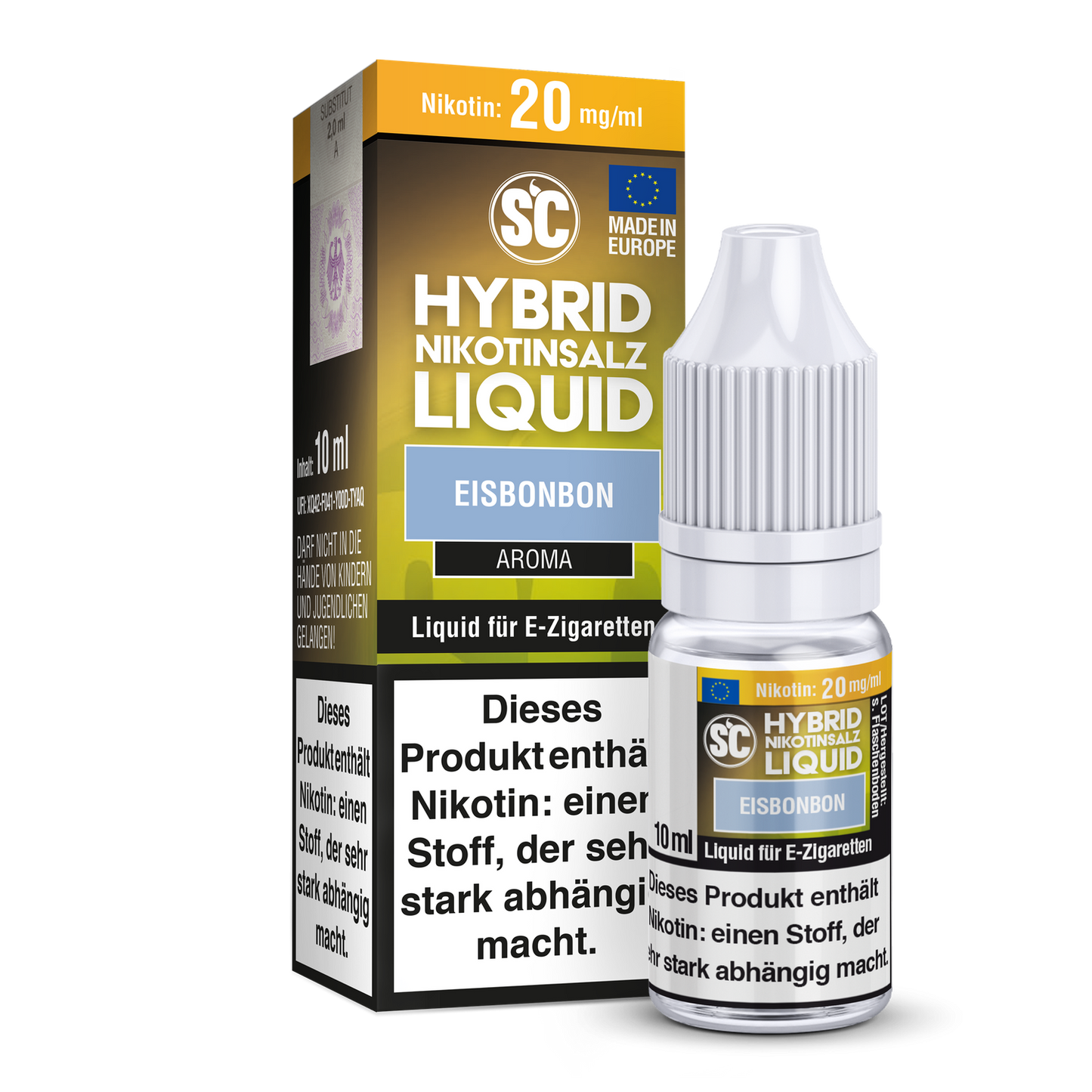 SC - Eisbonbon - Hybrid Nikotinsalz Liquid 10 mg/ml