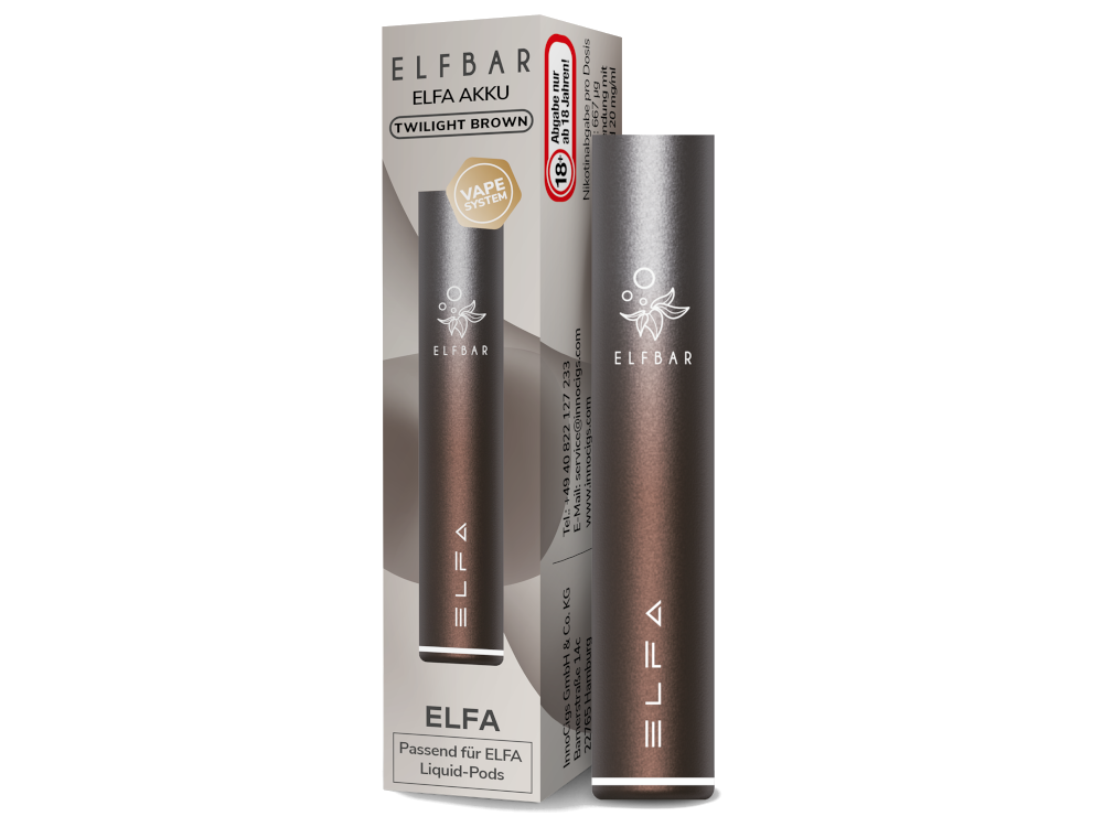 Elfbar - Elfa Akku 500 mAh braun-silber