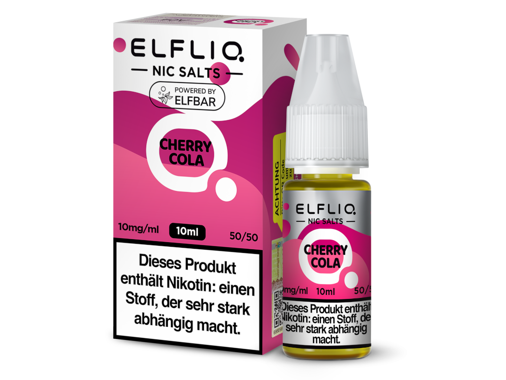 ELFLIQ - Cherry Cola - Nikotinsalz Liquid 10 mg/ml