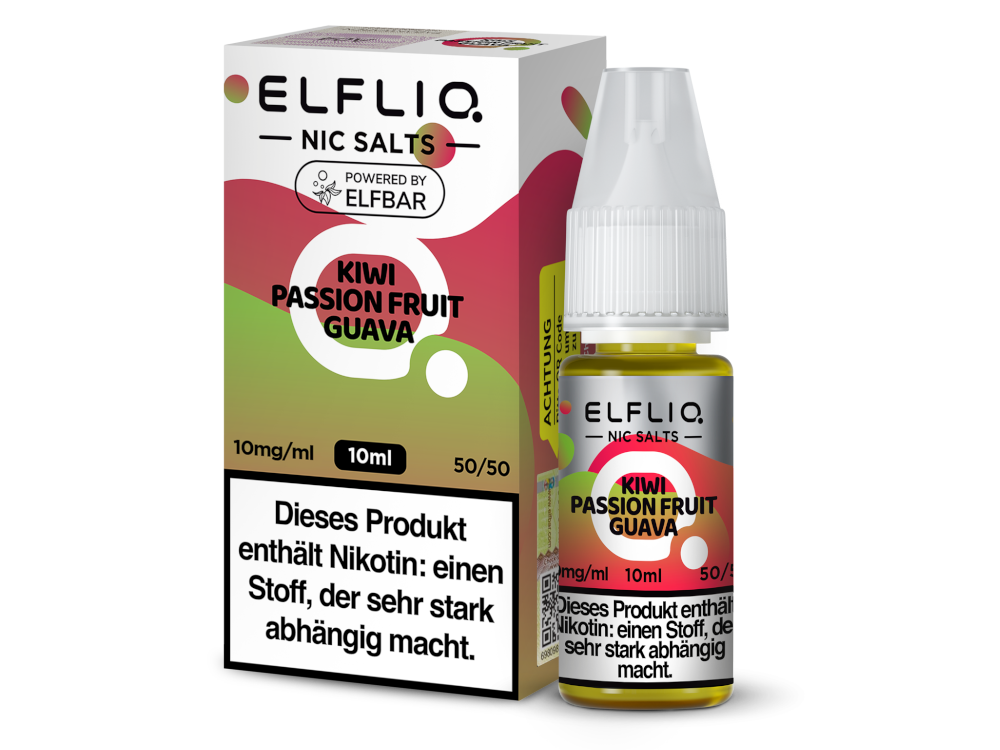 ELFLIQ - Kiwi Passion Fruit Guava - Nikotinsalz Liquid 10 mg/ml