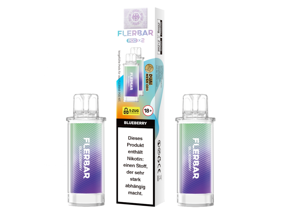 Flerbar - POD Blueberry 20 mg/ml (2 Stück pro Packung)