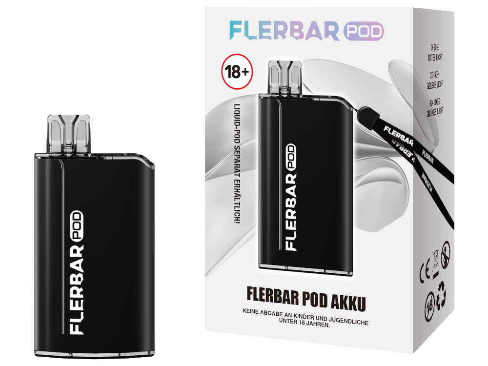 Flerbar - POD Akku 500 mAh schwarz