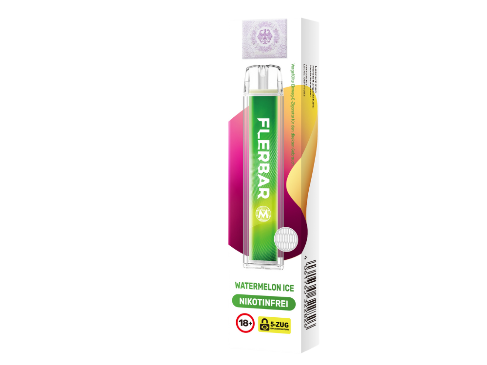 Flerbar - M Einweg E-Zigarette - Watermelon Ice 0 mg/ml