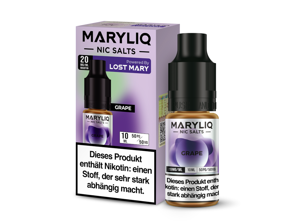 MARYLIQ - Grape - Nikotinsalz Liquid 20 mg/ml