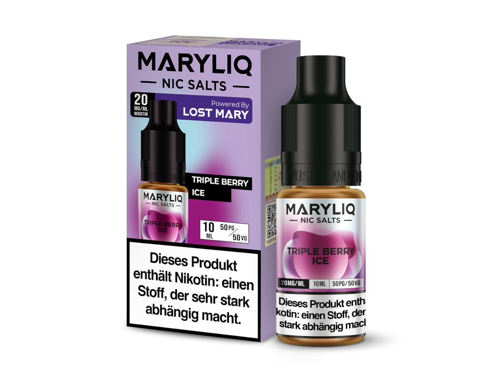 MARYLIQ - Triple Berry Ice - Nikotinsalz Liquid 20 mg/ml