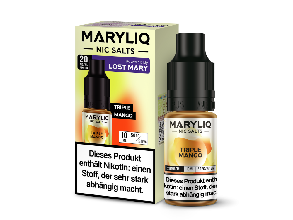 MARYLIQ - Triple Mango - Nikotinsalz Liquid 20 mg/ml