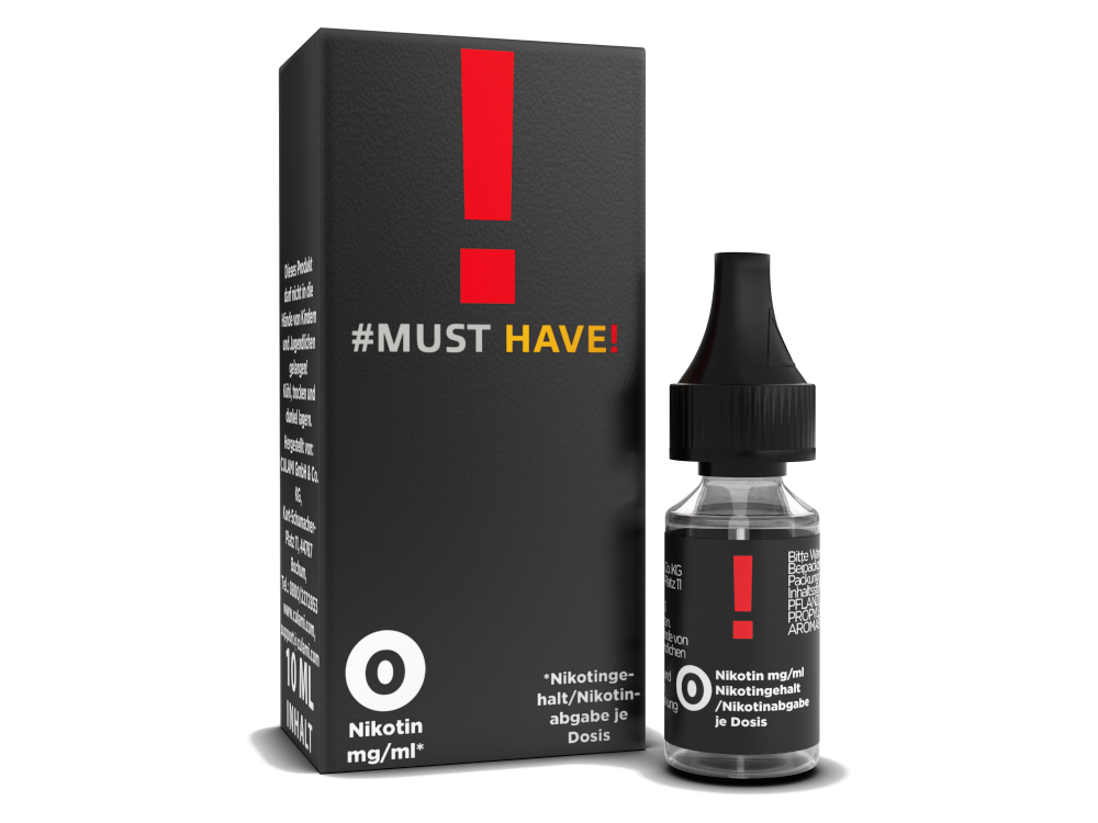 Must Have - ! - E-Zigaretten Liquid 0 mg/ml