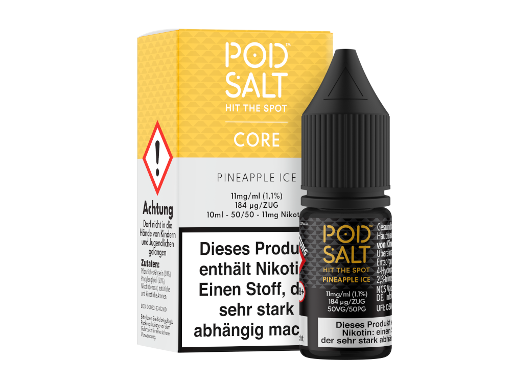 Pod Salt Core - Pineapple Ice - Nikotinsalz Liquid 11 mg/ml
