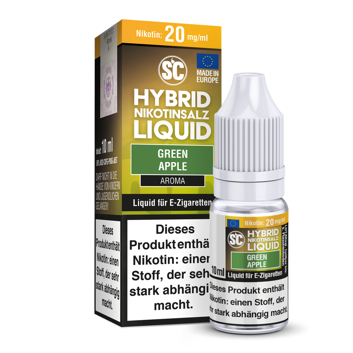 SC - Green Apple - Hybrid Nikotinsalz Liquid 5 mg/ml