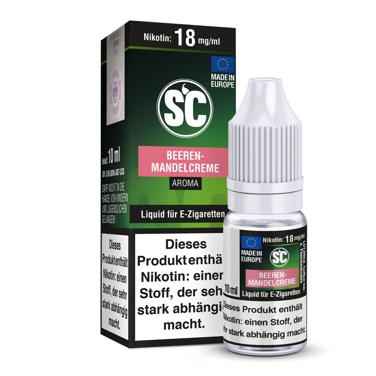 SC Liquid - Beeren-Mandelcreme 18 mg/ml