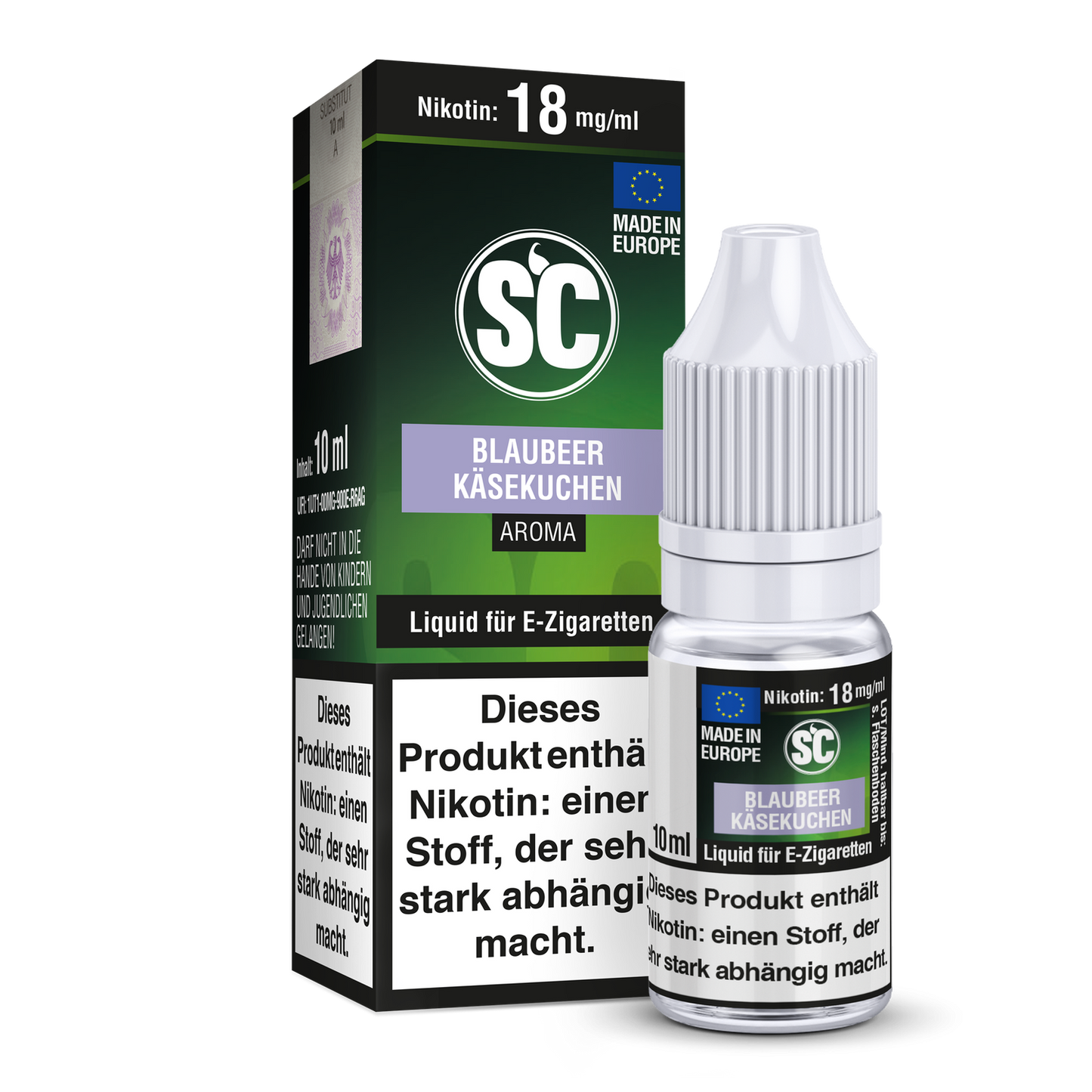 SC Liquid - Blaubeer Käsekuchen 6 mg/ml