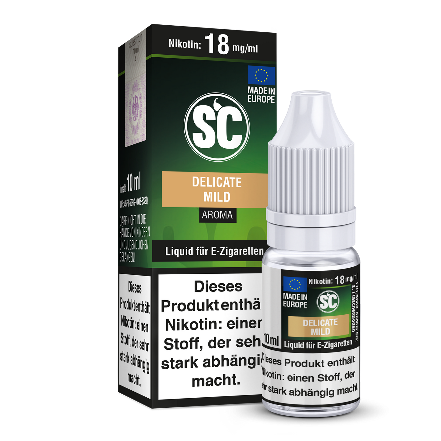 SC Liquid - Delicate Mild Tabak 0 mg/ml