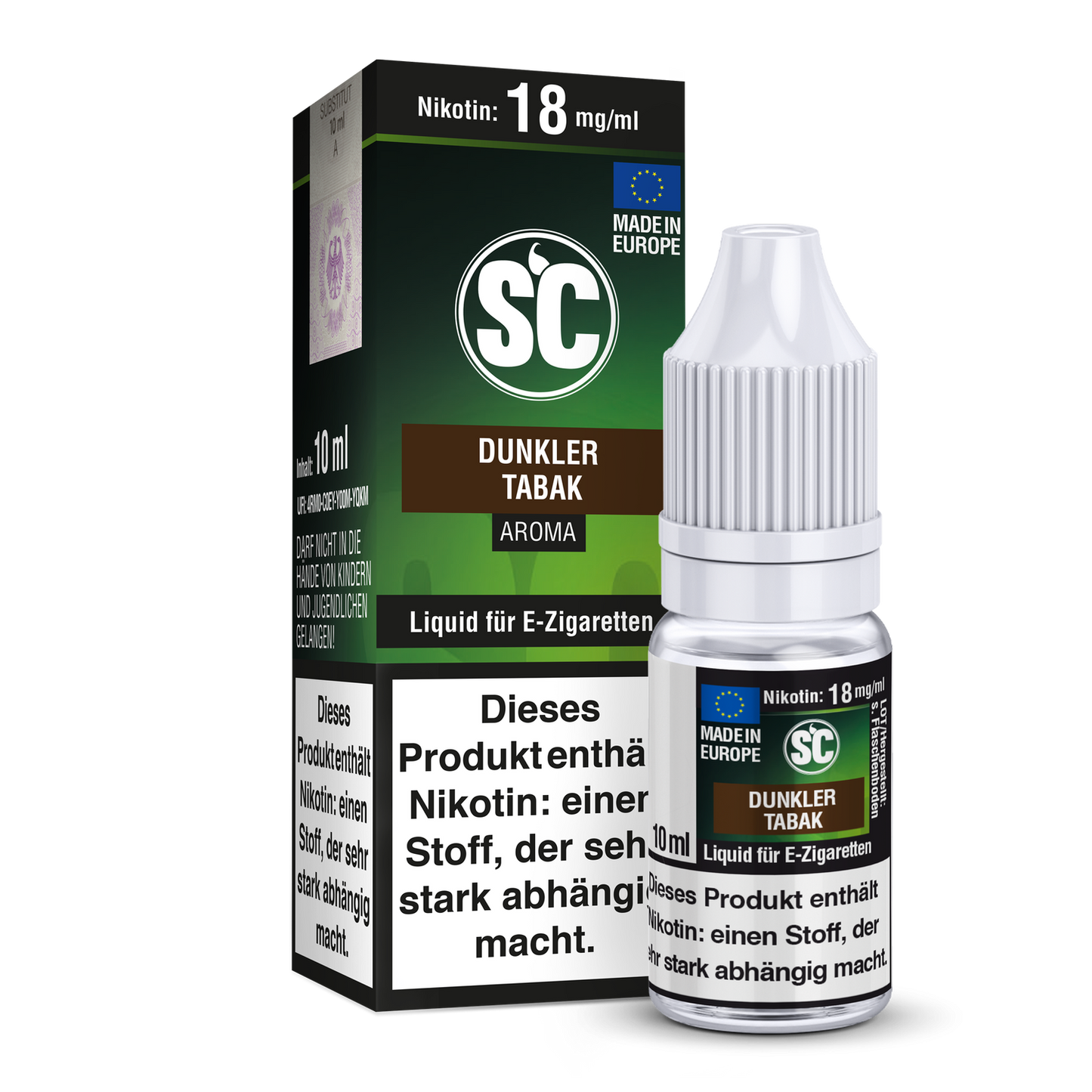 SC Liquid - Dunkler Tabak 18 mg/ml