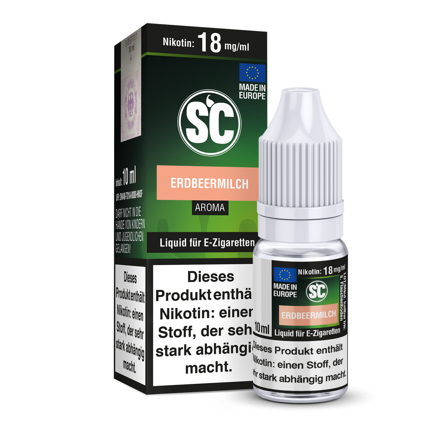 SC Liquid - Erdbeermilch 12 mg/ml