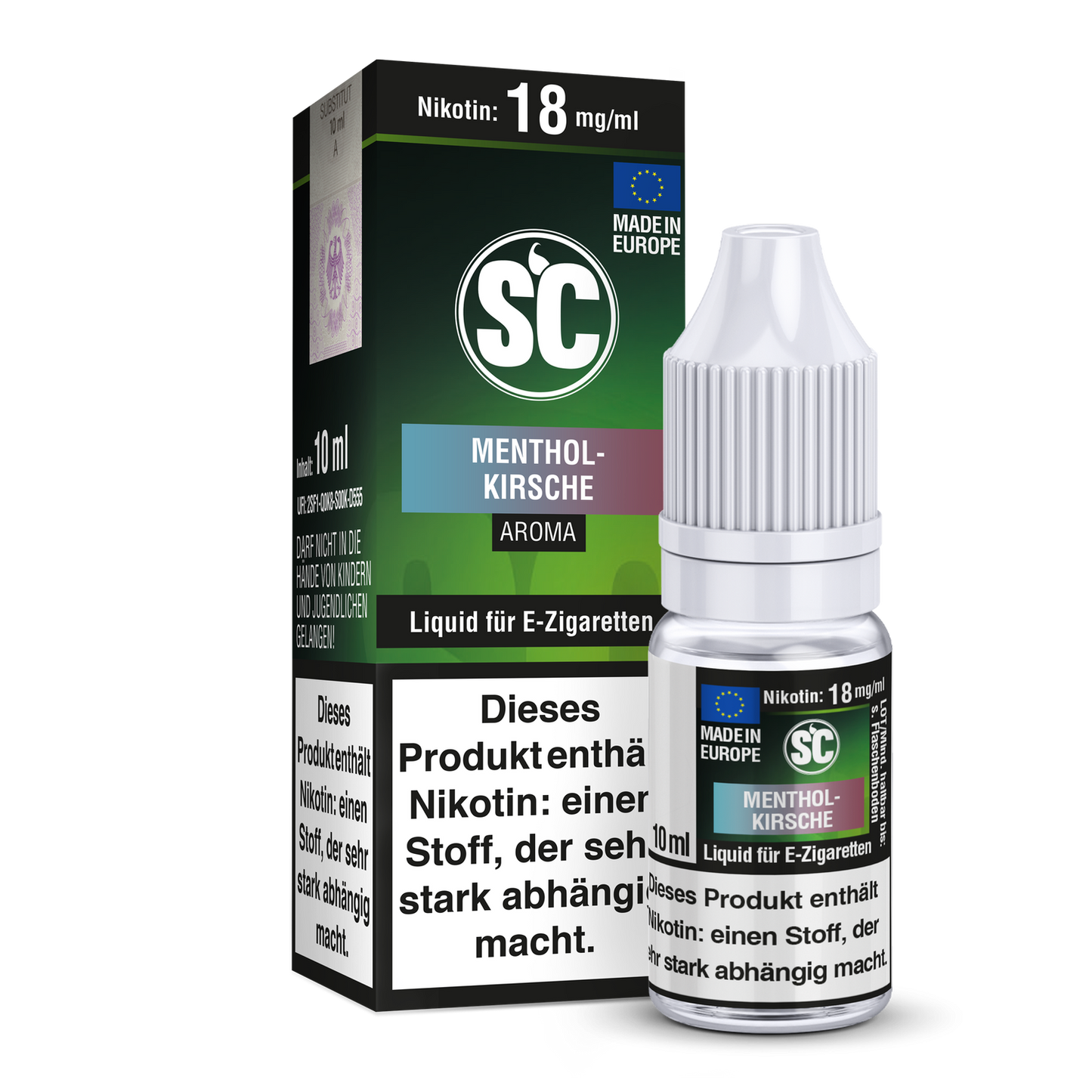 SC Liquid - Menthol-Kirsche 12 mg/ml