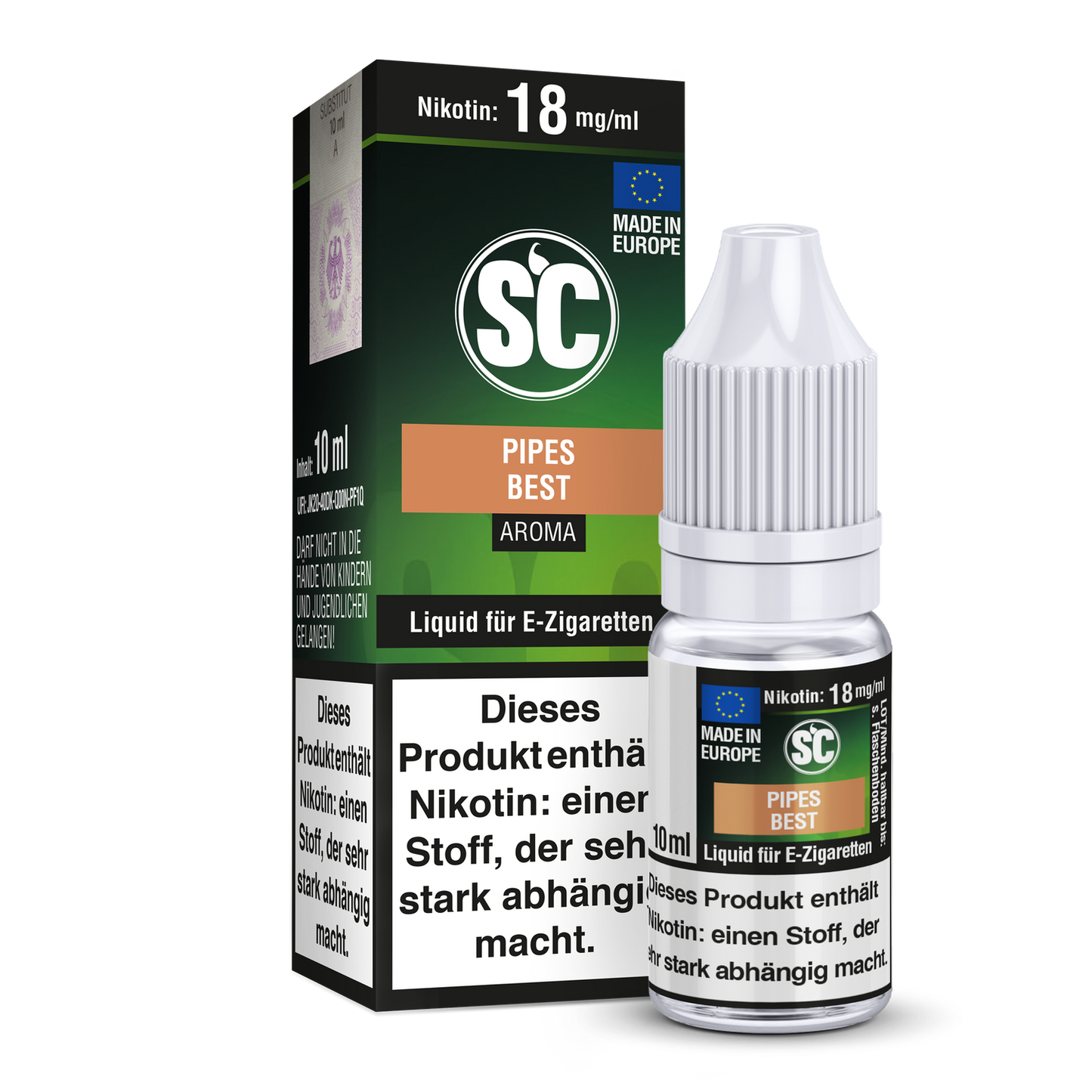 SC Liquid - Pipes Best Tabak 12 mg/ml