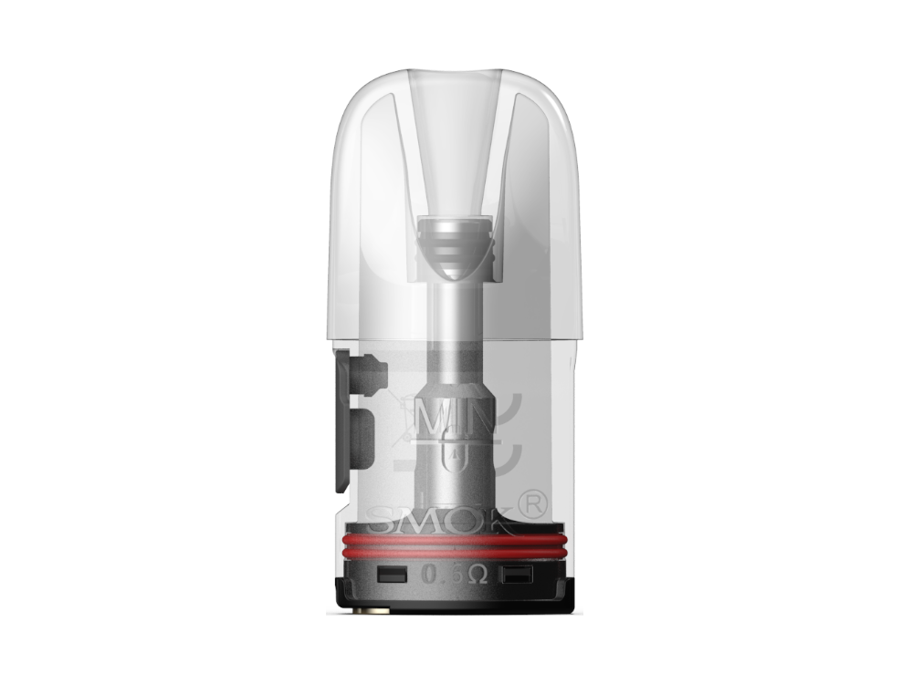 Smok - Solus 0,6 Ohm Meshed Pod transparent (3 Stück pro Packung)