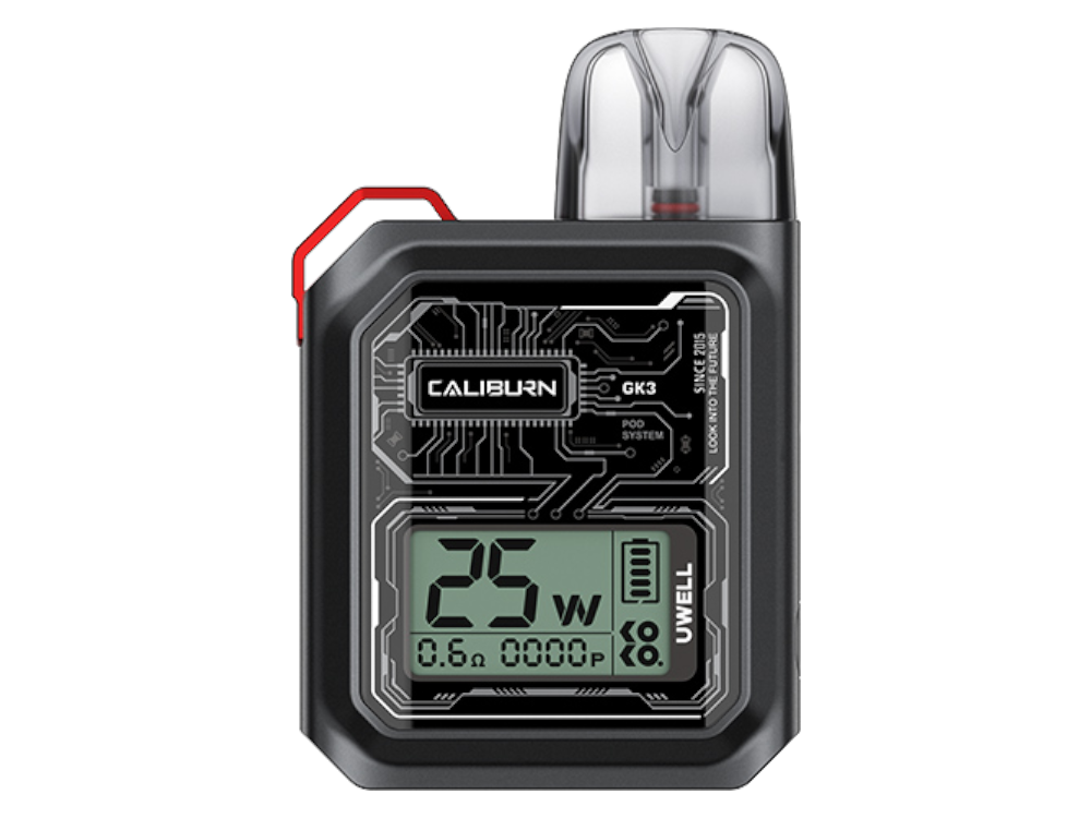 Uwell - Caliburn GK3 E-Zigaretten Set schwarz
