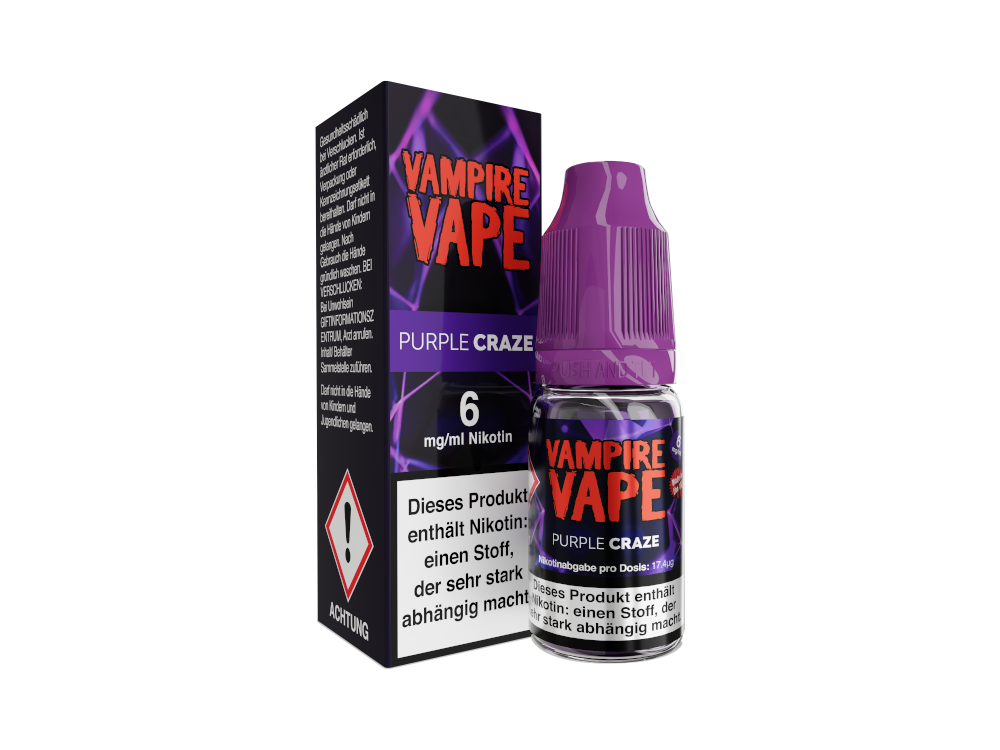 Vampire Vape - Purple Craze E-Zigaretten Liquid 6 mg/ml
