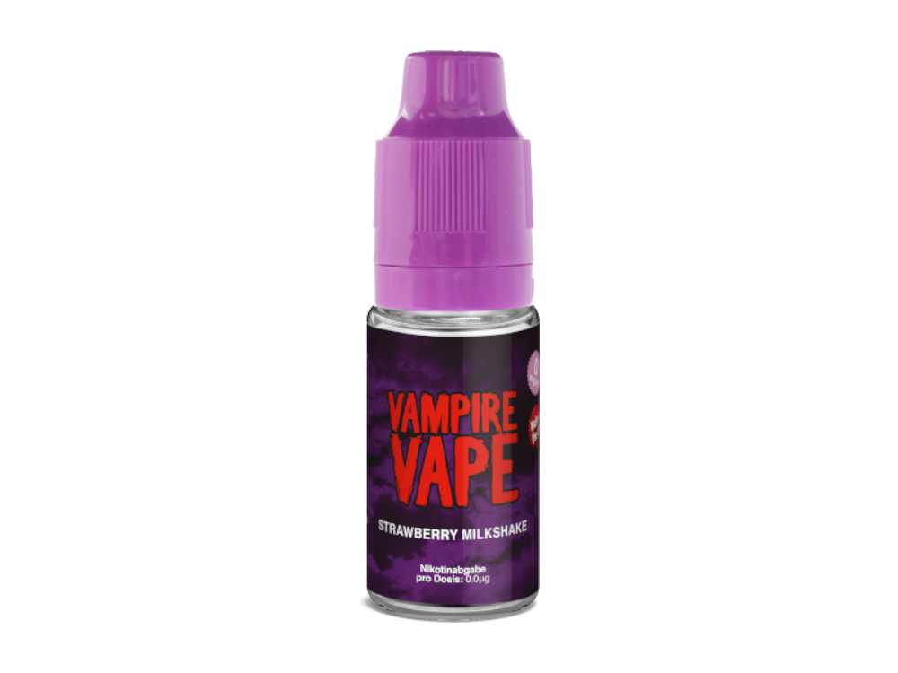 Vampire Vape - Strawberry Milkshake E-Zigaretten Liquid 12 mg/ml