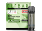 Elfbar - Elfa Pod Kiwi Passion Fruit Guava 0 mg/ml (2 Stück pro Packung)