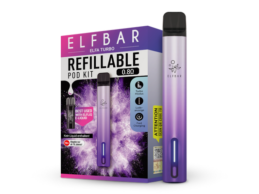 Elfbar - Elfa Turbo E-Zigaretten Set aurora-lila