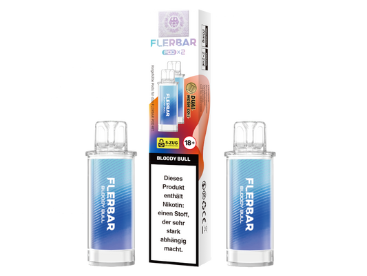 Flerbar - POD Bloody Bull 20 mg/ml (2 Stück pro Packung)