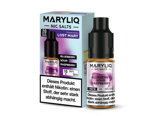 MARYLIQ - Blueberry Sour Raspberry - Nikotinsalz Liquid 20 mg/ml
