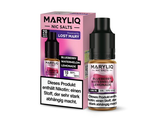 MARYLIQ - Blueberry Watermelon Lemonade - Nikotinsalz Liquid 20 mg/ml