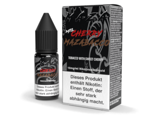 MaZa - MTL Cherry Mazabacco - Nikotinsalz Liquid 10 mg/ml