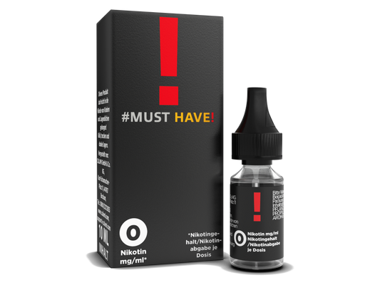 Must Have - ! - E-Zigaretten Liquid 0 mg/ml