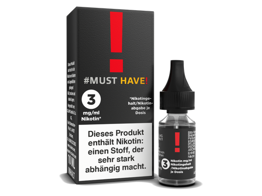 Must Have - ! - E-Zigaretten Liquid 3 mg/ml